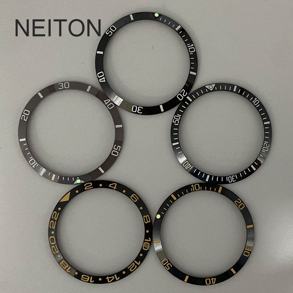 Watch Bezel Insert - NEITON 34mm Ceramic Bezel Insert For