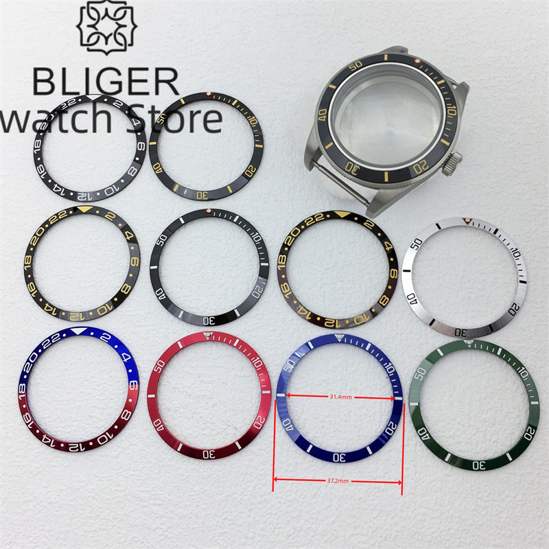 Watch Bezel Insert - BLIGER Watch Bezel Insert 37.2mm X