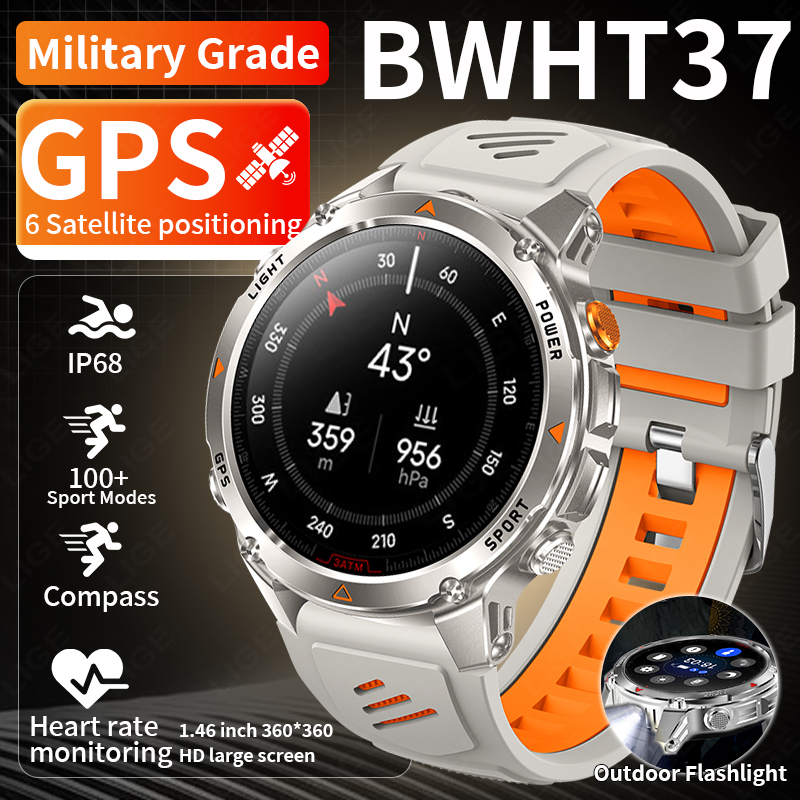 Watch Smart Smartwatch - LIGE Rugged GPS Track Smart Watch