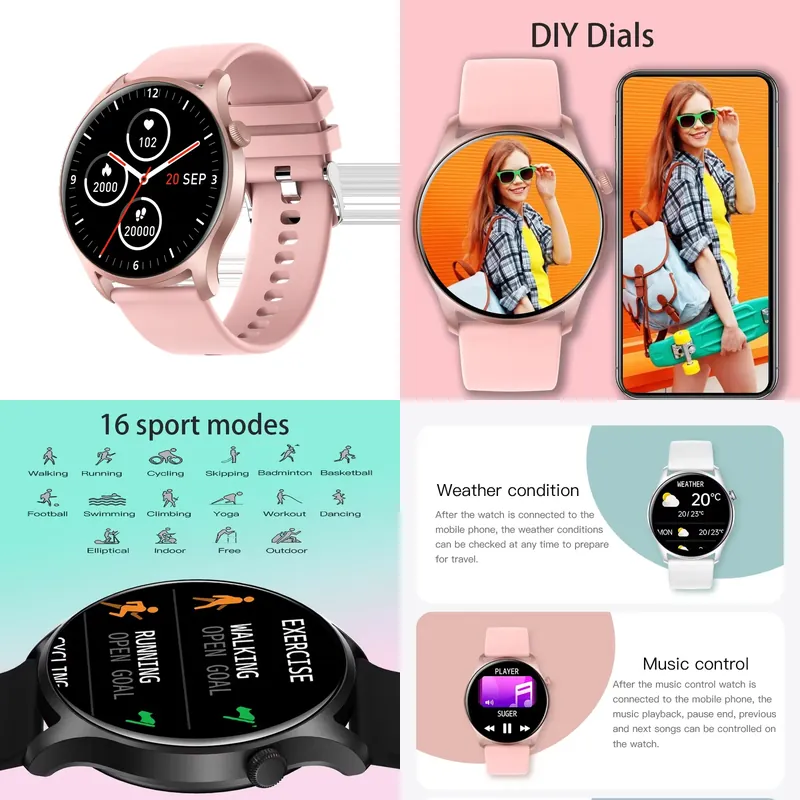 Watch Smart Smartwatch - SENBONO MAX8 Men Smart Watch Women