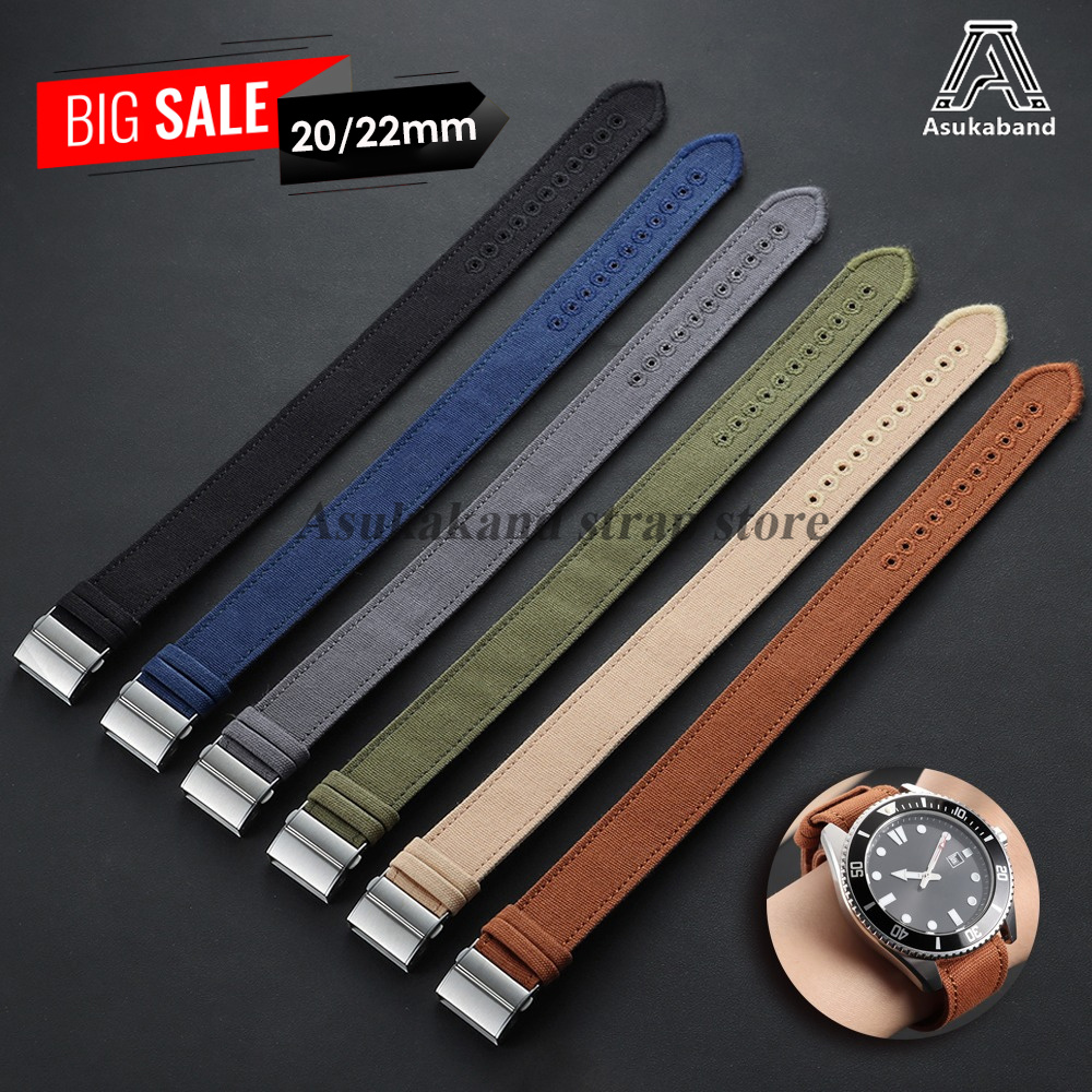 Casio Watches Smartwatch - 20mm 22mm Nylon Watchstrap for Omega