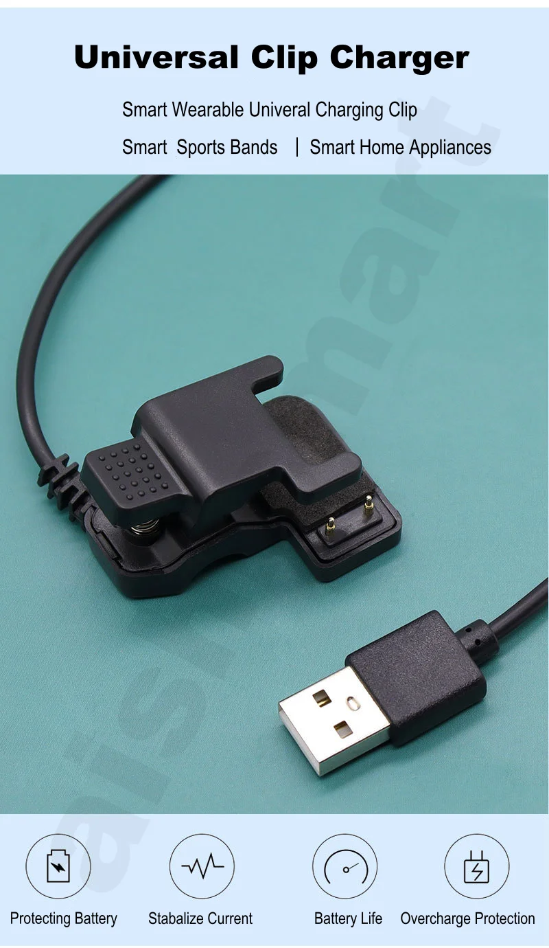 Clip Charger 2pin 3pin 3mm 4mm - đánh giá và giá Watch X7