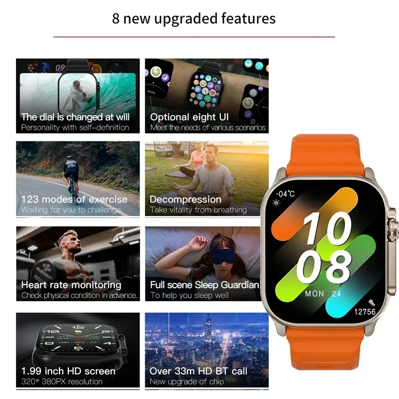 New Watch T10 Ultra Smart Watc - đánh giá và giá Smartwatch Watches Girls