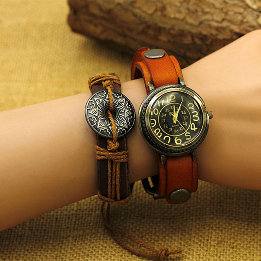 Antique bronze digital  Couple - đánh giá và giá Vintage Digital Watch