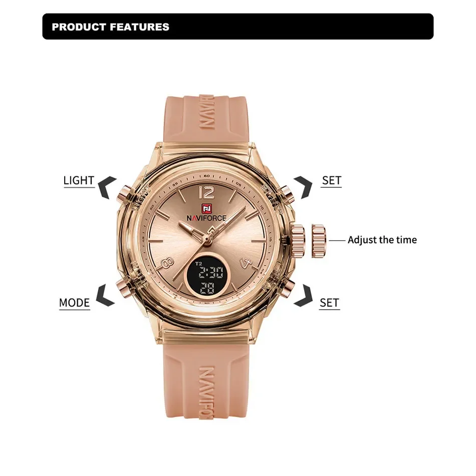 NAVIFORCE NF7109 Quartz Watch  - đánh giá và giá Waterproof Diving Watch