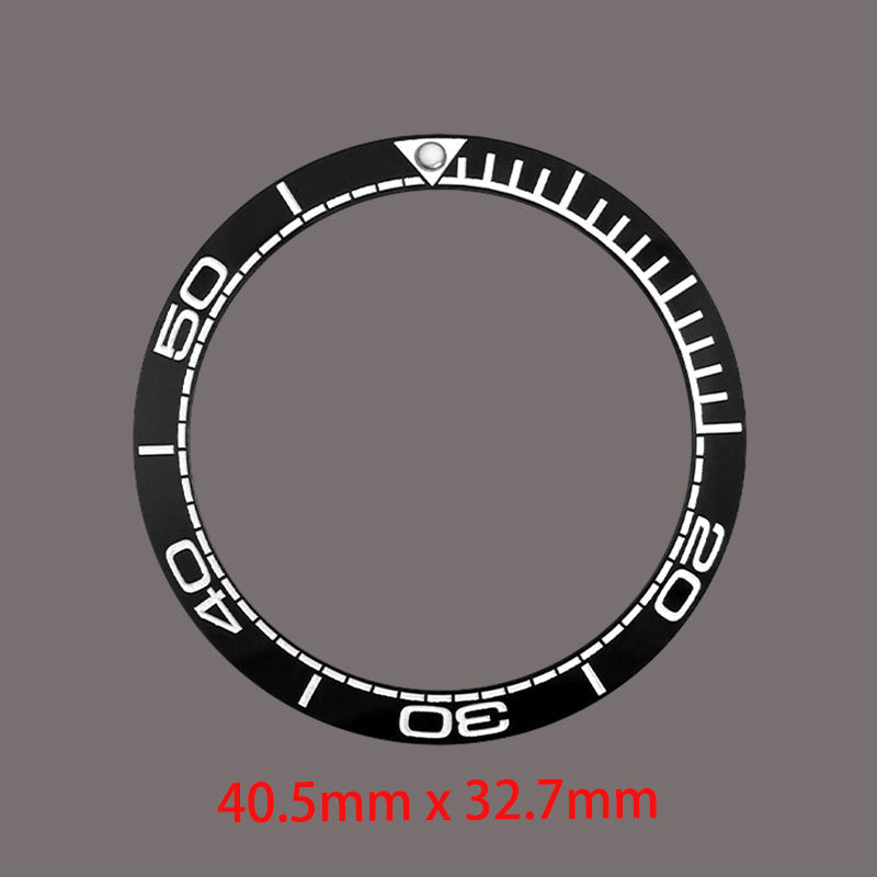 40.5mmx32.7mm Curved Ceramic B - đánh giá và giá Watch Bezel Insert