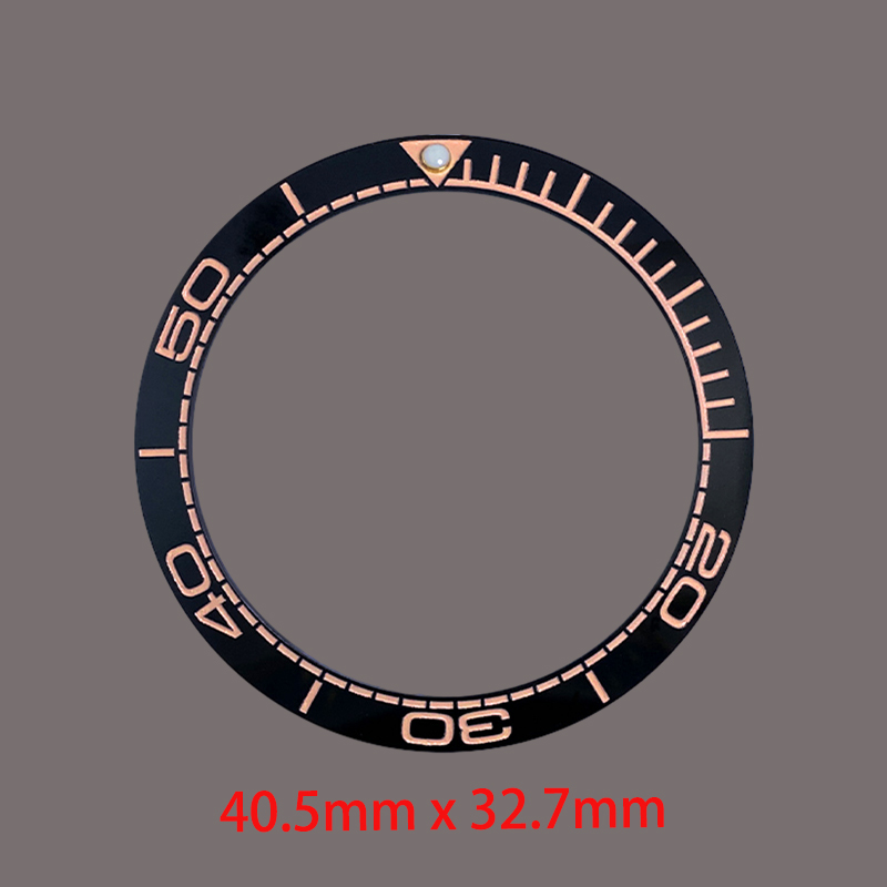 40.5mmx32.7mm Curved Ceramic B - đánh giá và giá Watch Bezel Insert