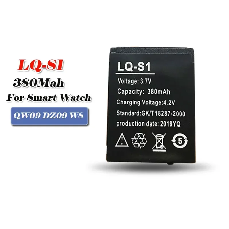 Mới LQ-S1 Pin Sạc 3.7V 380MAh  - đánh giá và giá Watch V8