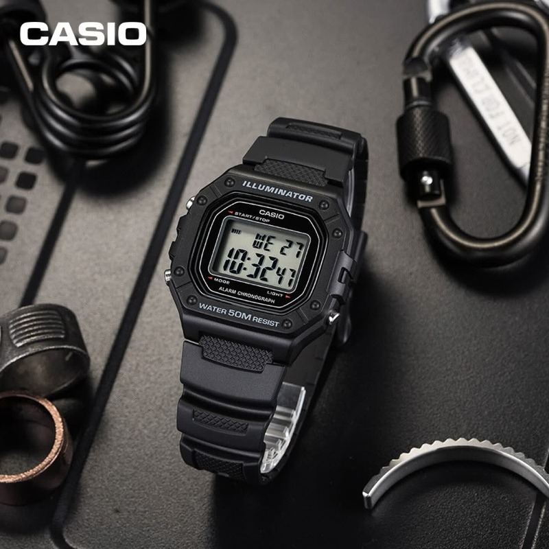 Original Casio W-218H-1A Digit - đánh giá và giá Vintage Digital Watch