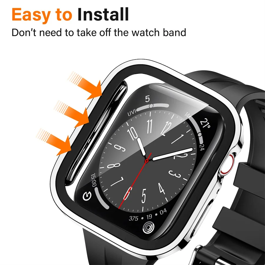 Glass+cover For Apple Watch ca - đánh giá và giá Smartwatch Watches Girls