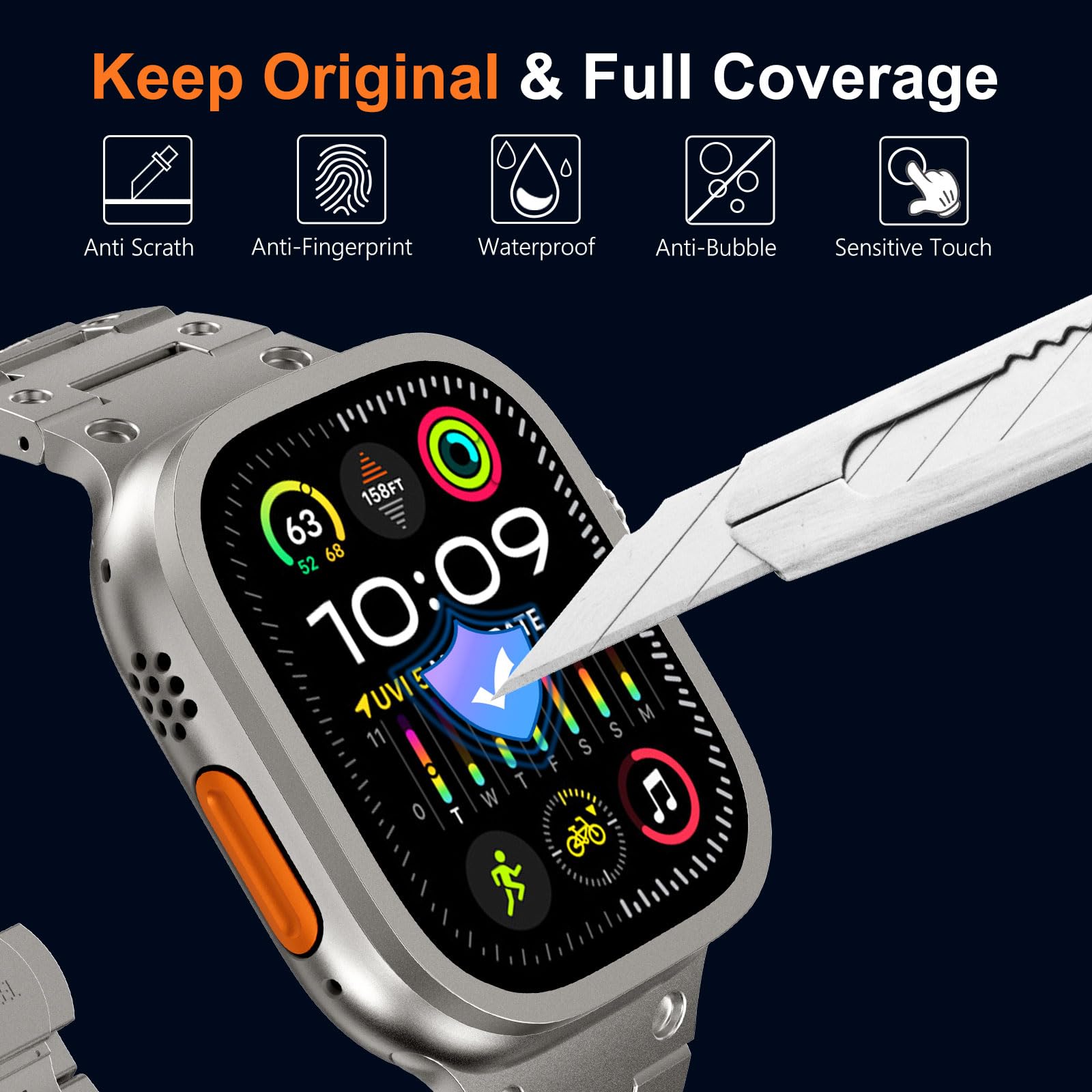 Tempered Glass for Apple Watch - đánh giá và giá Smartwatch Apple Watches For Men