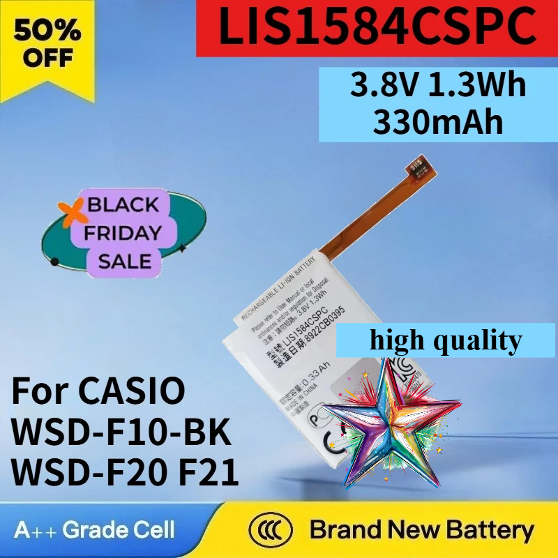 3.8V 1.3Wh LIS1584CSPC Battery - đánh giá và giá Casio Watches Smartwatch