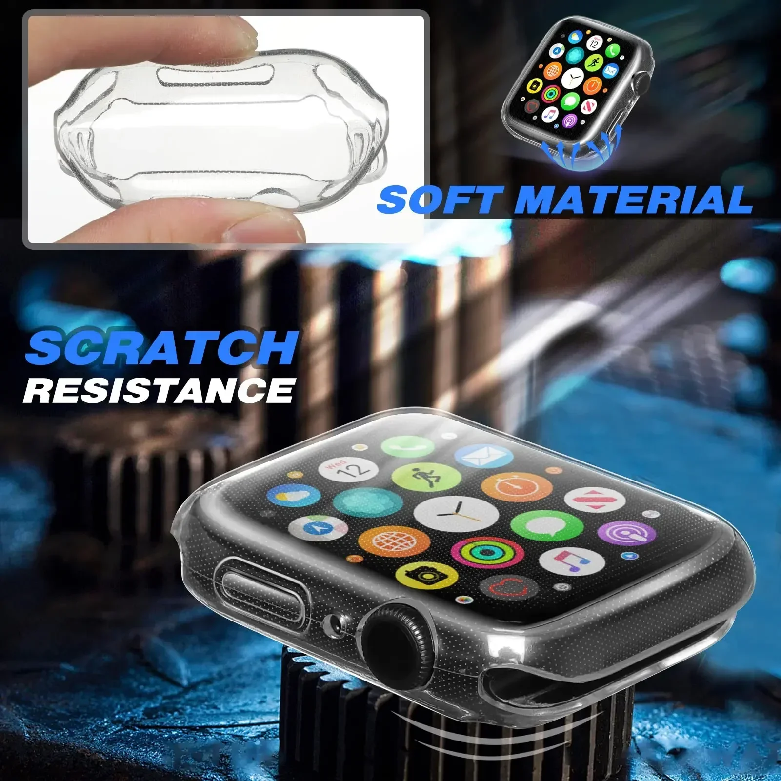 Cover For Apple Watch Case 44m - đánh giá và giá Smartwatch Watches Girls