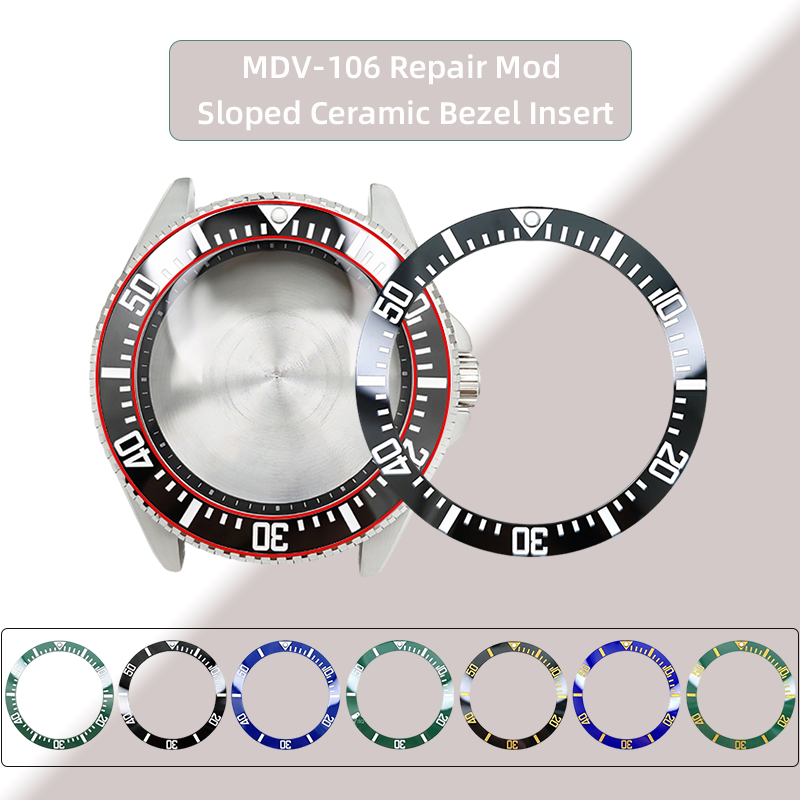 For CASIO MDV-106 Sloped Ceram - đánh giá và giá Watch Bezel Insert