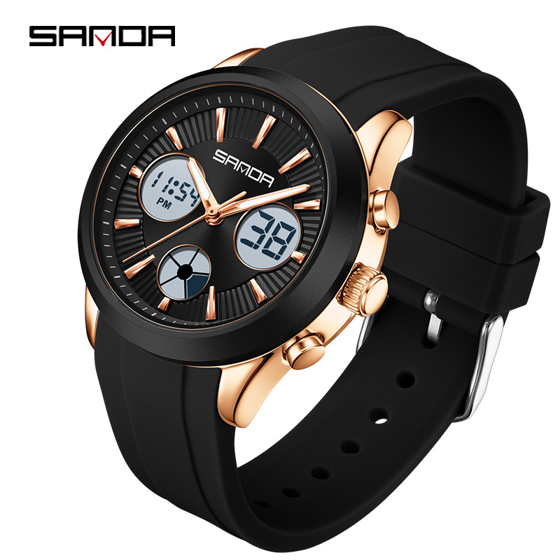 SANDA electronic watch luminou - đánh giá và giá Watches Ladies Smartwatch