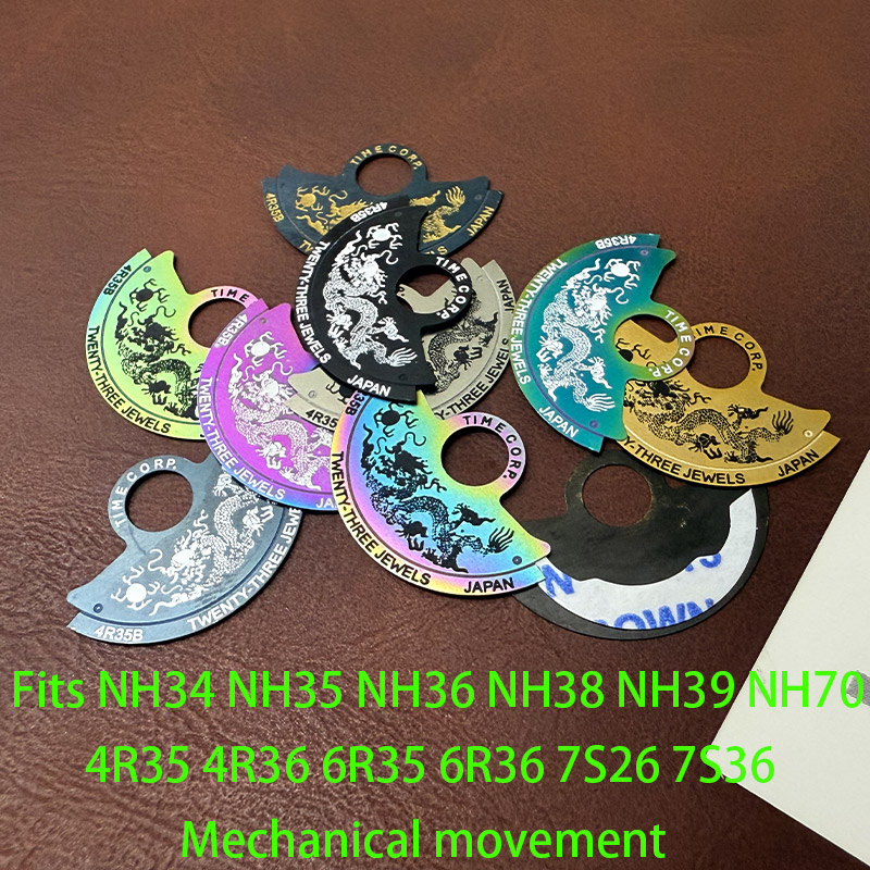 NH35 NH36 Chinese Dragon Autom - đánh giá và giá Watch Movement Rotor