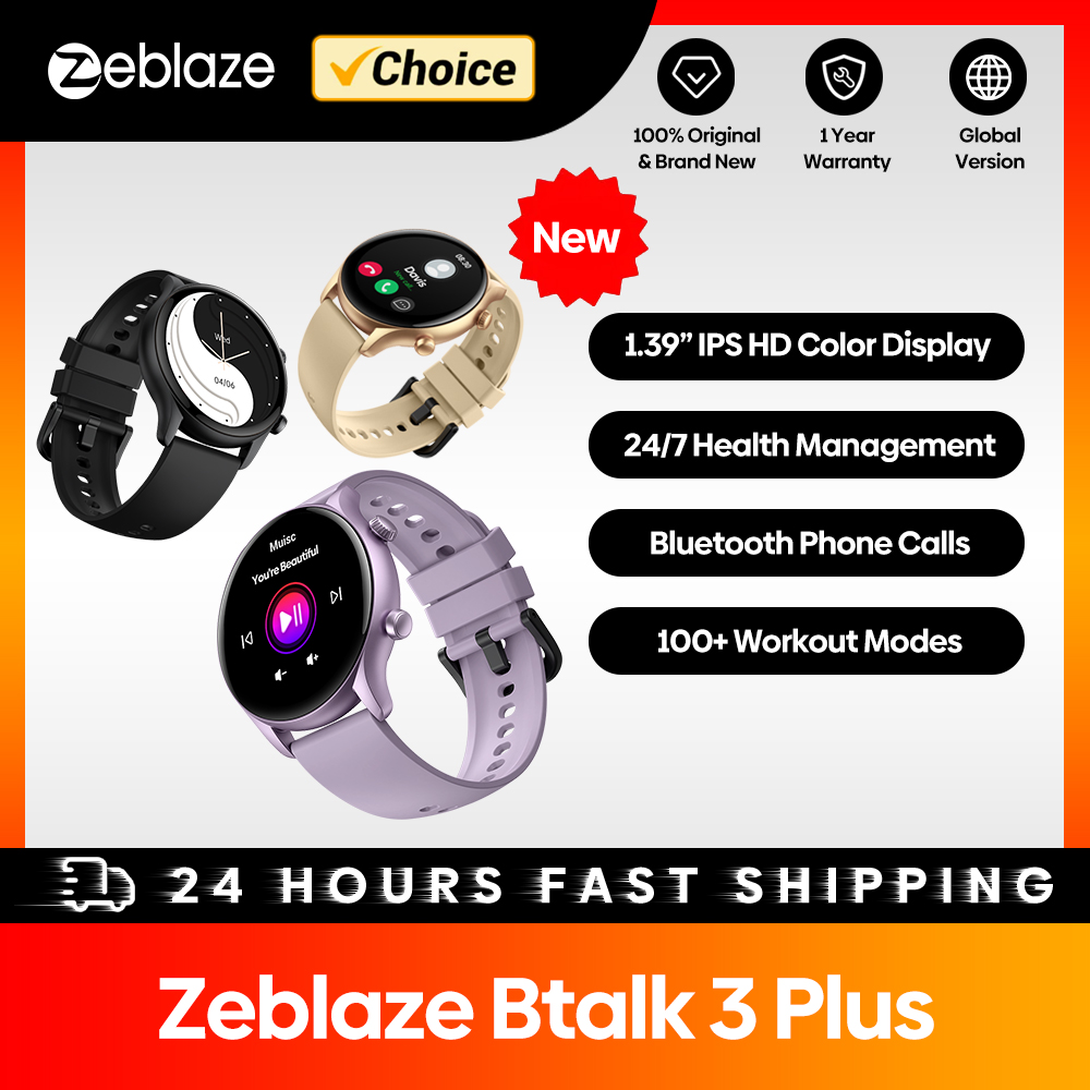 New Zeblaze Btalk 3 Plus Voice - đánh giá và giá Watches Ladies Smartwatch