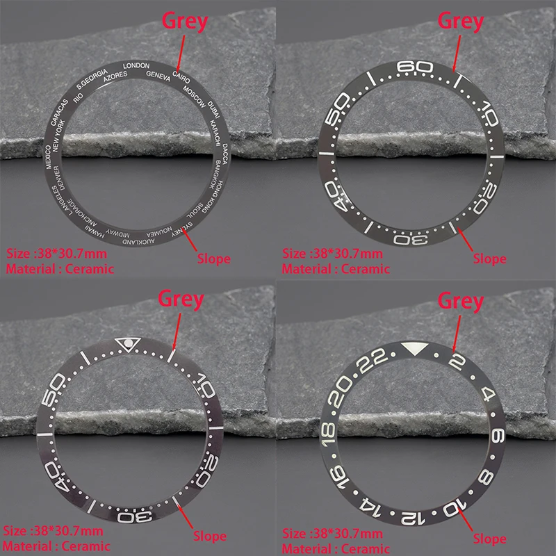 38*30.7mm Imitation Meteorite  - đánh giá và giá Watch Bezel Insert