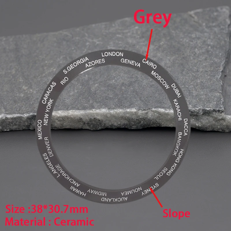 38*30.7mm Imitation Meteorite  - đánh giá và giá Watch Bezel Insert