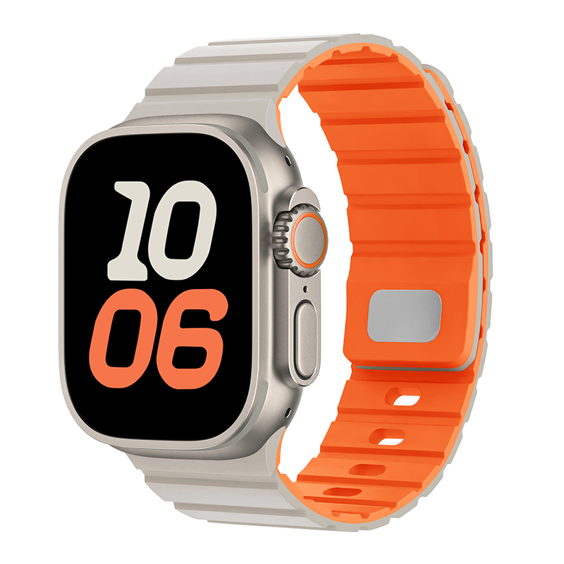 Magnetic Silicone Strap for Ap - đánh giá và giá Smartwatch Apple Watches For Men