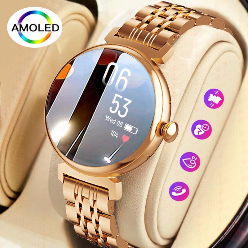1.04 inch AMOLED Screen Fashio - đánh giá và giá Watches Ladies Smartwatch