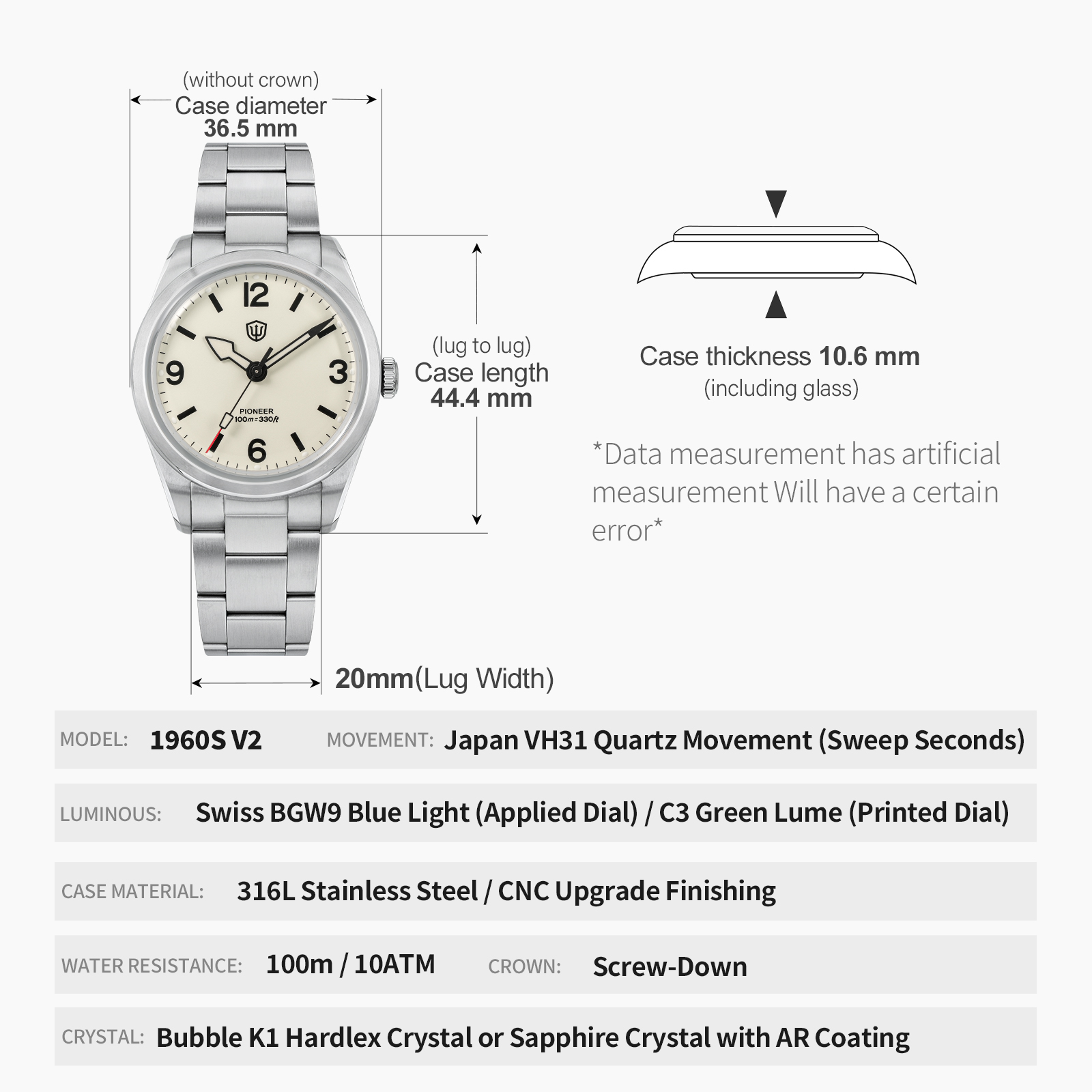Watchdives WD1960S V2 Vintage  - đánh giá và giá Watches Ladies Smartwatch