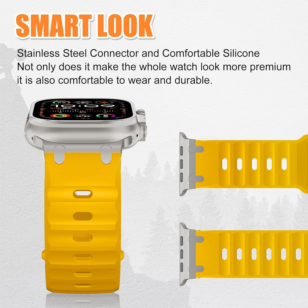 Metal+Silicone Strap for Apple - đánh giá và giá Smartwatch Apple Watches For Men